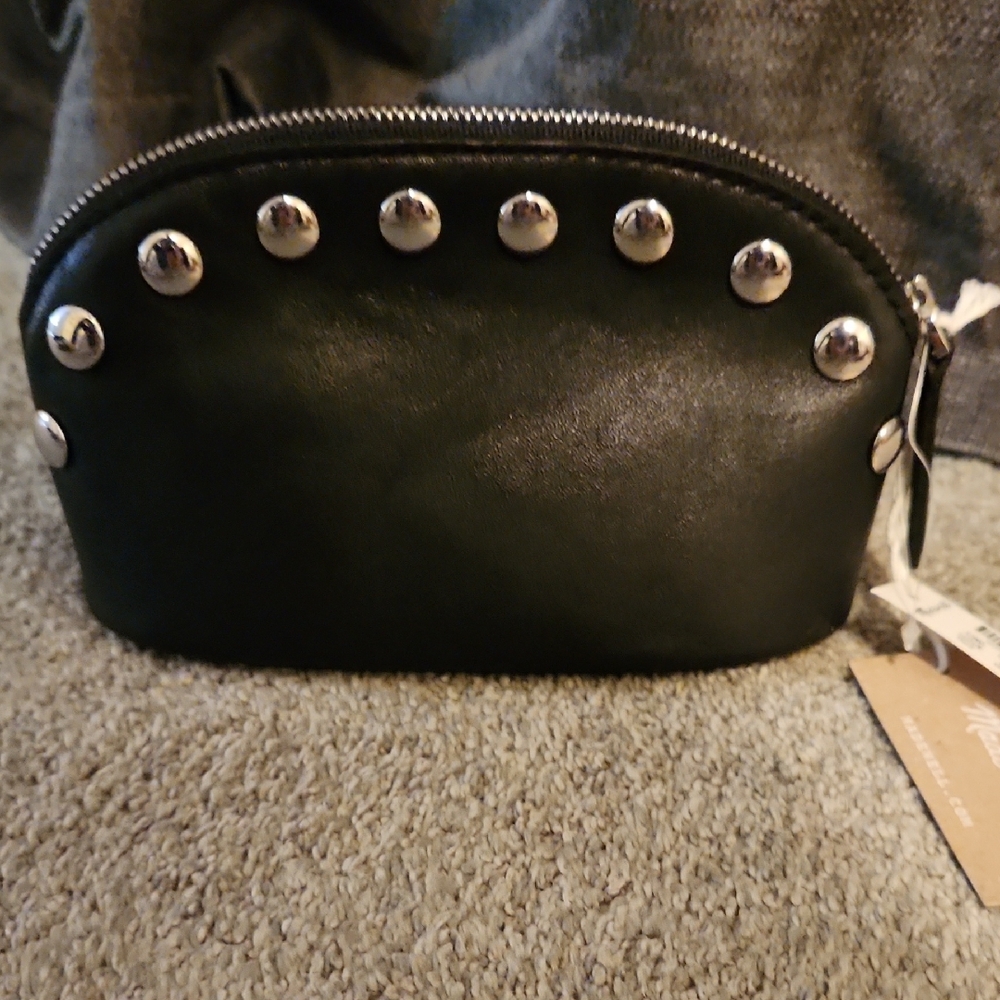 MADEWELL Black Leather Studded Women's Bag